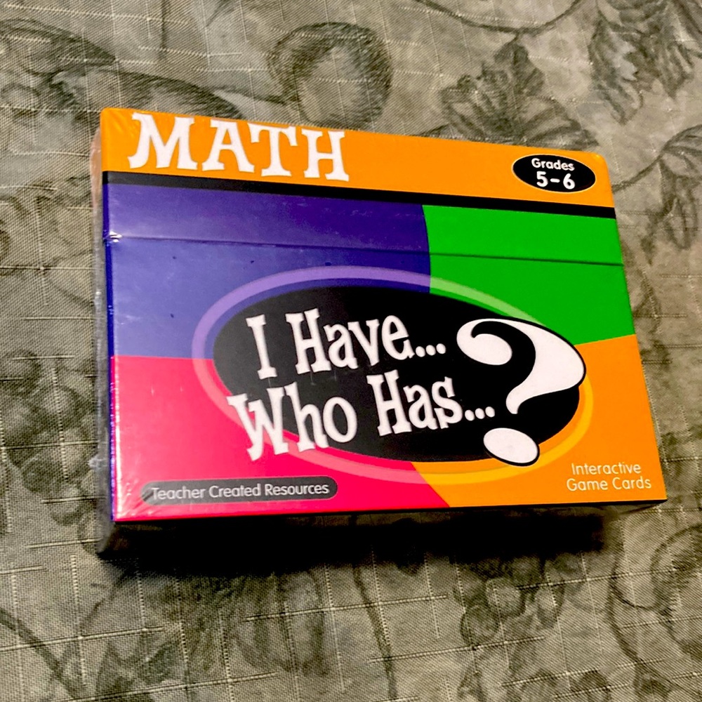 Math game:  I have..who has